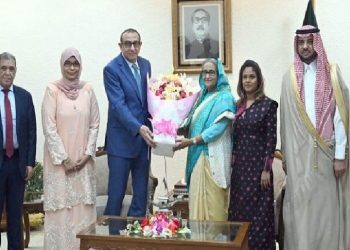 প্রধানমন্ত্রী শেখ হাসিনার সঙ্গে ৭ দেশের রাষ্ট্রদূতে সাক্ষাৎ