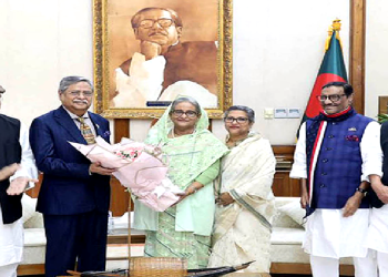 সাহাবুদ্দিন চুপ্পুকে প্রধানমন্ত্রী শেখ হাসিনার অভিনন্দন