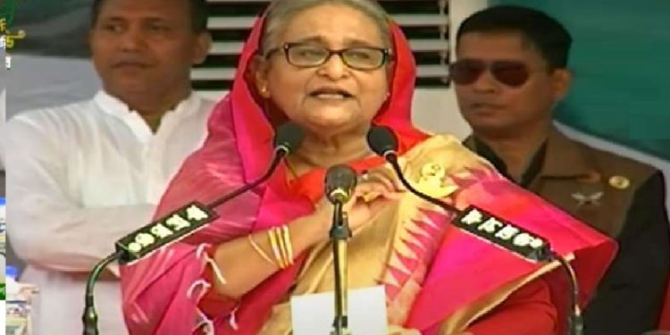 বিএনপি মানুষকে কিছু দেয়নি, মানুষের অর্থ লুট করে বিদেশে নিয়ে গেছে: প্রধানমন্ত্রী