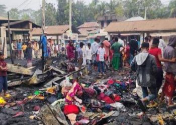 গলাচিপায় আগুনে পুড়ল ৪ দোকান