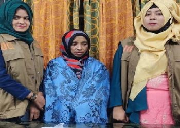 হবিগঞ্জে মাদক বিক্রেতা আছমা ডিবির হাতে আটক