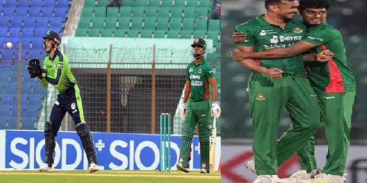 আয়ারল্যান্ডের বিপক্ষে তিন ম্যাচ সিরিজের প্রথমটিতে জয় পেয়েছে  বাংলাদেশ