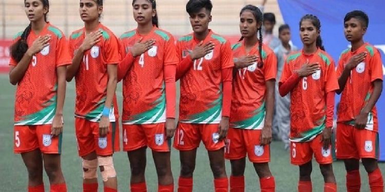 তুর্কমেনিস্তানের মেয়েদের ৪-০ গোলে উড়িয়ে দিয়েছে বাংলাদেশের মেয়েরা