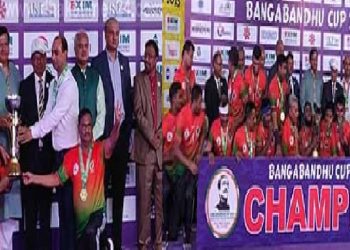 চাইনিজ তাইপেকে ৪২-২৮ পয়েন্টে হারিয়ে কাবাডিতে হ্যাটট্রিক শিরোপা বাংলাদেশের
