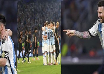 মেসির মাইলফলক ছোঁয়া হ্যাটট্রিক, সেঞ্চুরি, ৭-০ গোলে আর্জেন্টিনার জয়