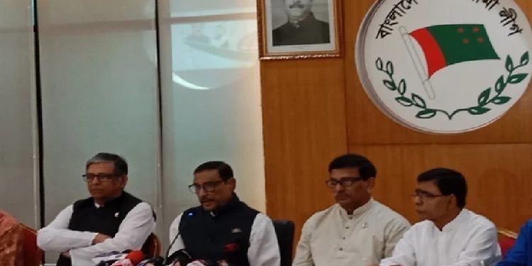 সিটি করপোরেশন নির্বাচনে সরাসরি না এলেও বিএনপি ঘোমটা পরে আসবে: কাদের