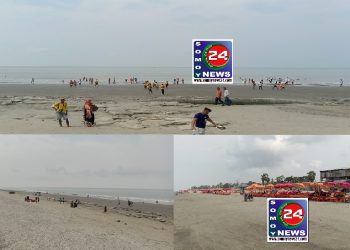 মোখার প্রভাবে পর্যটক শুন্য কুয়াকাটা