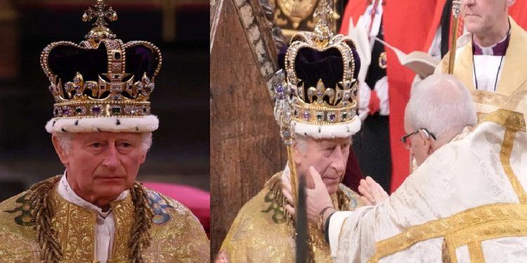 রাজা তৃতীয় চার্লসের মাথায় উঠল রাজমুকুট, বসলেন ব্রিটেনের সিংহাসনে