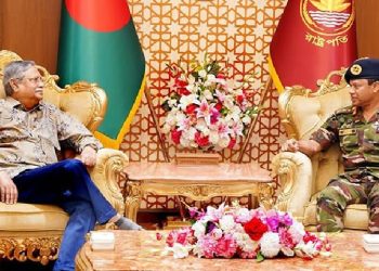 রাষ্ট্রপতির সঙ্গে বঙ্গভবনে সেনা প্রধানের সৌজন্য সাক্ষাৎ