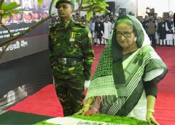 ২১ আগস্ট গ্রেনেড হামলায় নিহতদের প্রতি প্রধানমন্ত্রী শেখ হাসিনার শ্রদ্ধা