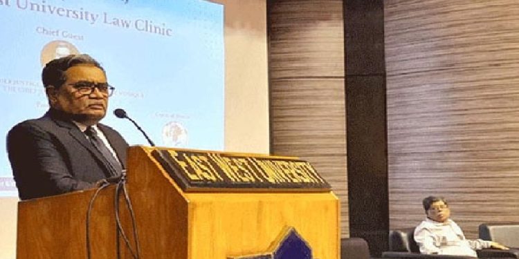 বিচার বিভাগকে রাজনৈতিক প্রভাবমুক্ত রাখতে ব্যর্থ হলে জাতিকে খারাপ সময়ের জন্য অপেক্ষা করতে হবে: প্রধান বিচারপতি