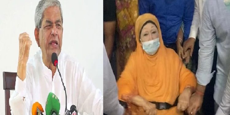খালেদা জিয়ার স্বাস্থ্য নিয়ে উদ্বেগ প্রকাশ করেছেন মির্জা ফখরুল
