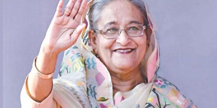 জোহানেসবার্গের উদ্দেশে ঢাকা ছাড়লেন প্রধানমন্ত্রী শেখ হাসিনা