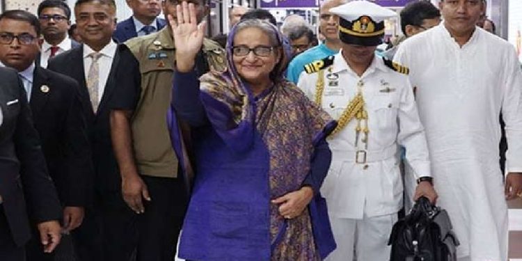 দেশে ফিরেছেন প্রধানমন্ত্রীশেখ হাসিনা