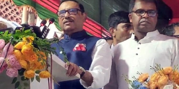 নিষেধাজ্ঞা দেয় যুক্তরাষ্ট্র আর ভয় দেখায় মির্জা ফখরুল: কাদের