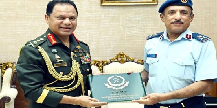 সেনাপ্রধানের সঙ্গে সাক্ষাৎ করলেন কাতার আর্মড ফোর্স ডেপুটি চিফ