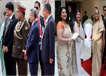 ভারতে পৌছেঁছেন প্রধানমন্ত্রী