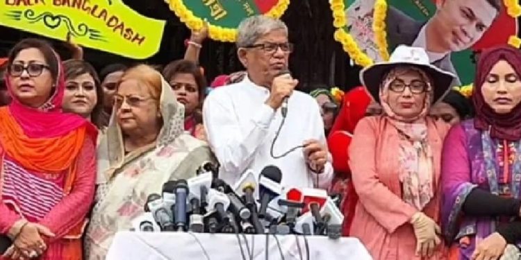 বৃহৎ শক্তিগুলোর ক্ষমতার প্রভাব বলয়ের ক্ষেত্র হিসেবে বাংলাদেশ ব্যবহৃত হতে চলেছে: ফখরুল