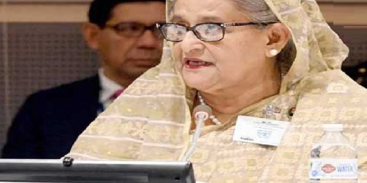 রোহিঙ্গা সংকটের স্থায়ী সমাধানে প্রধানমন্ত্রী শেখ হাসিনার চার প্রস্তাব