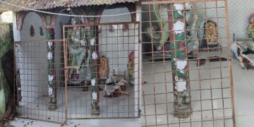 পটুয়াখালী‌তে রাতের আধারে মন্দিরের প্রতিমা ভাংচুর