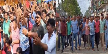 খালেদা জিয়ার মুক্তি ও বিদেশে উন্নত চিকিৎসার দাবিতে পটুয়াখালীতে বিএনপি’র বিক্ষোভ মিছিল