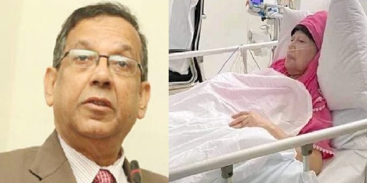 চিকিৎসার জন্য খালেদা জিয়াকে বিদেশে পাঠানো যাবে না বলে মতামত দিয়েছে আইন মন্ত্রণালয়