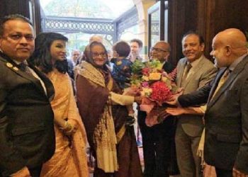 লন্ডনে প্রধানমন্ত্রী শেখ হাসিনাকে স্বাগত জানালো যুক্তরাজ্য আওয়ামী লীগ