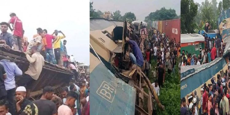 ভৈরবে ট্রেন দুর্ঘটনায় বাড়ছে লাশের সারি