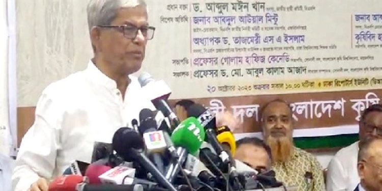 সরকার পতনের কয়েকটা দিন আছে, এখন কিন্তু মাসও নেই: ফখরুল
