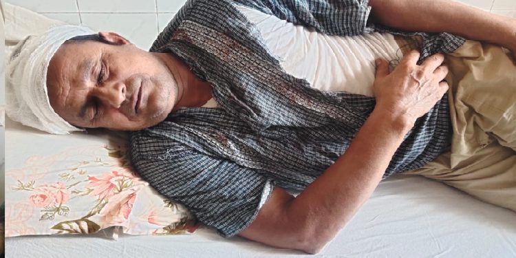 প্রেমের সম্পর্ককে কেন্দ্র করে প্রকাশ্য দিবালোকে সিনেমা স্টাইলে ব্যবসায়ীর উপর হামলা