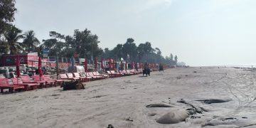 শীত মৌসুম এলেও পর্যটন শুন্যে ভাটা লেগেছে কুয়াকাটায়