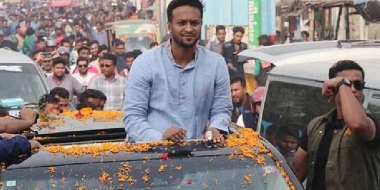 নির্বাচনী আচরণবিধি লঙ্ঘন করায় সাকিব আল হাসানকে তলব