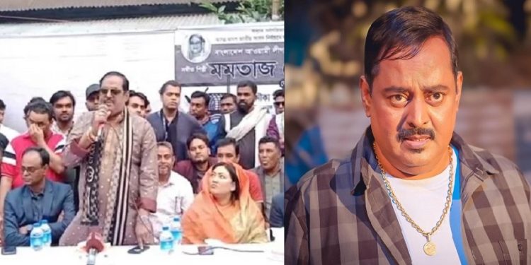 বিভিন্ন প্রার্থীর পক্ষে নির্বাচনী প্রচারণায় ডিপজল