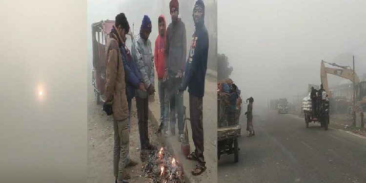 কলাপাড়ায় ঘন কুয়াশার সাথে বেড়েই চলছে শীতের প্রকোপ
