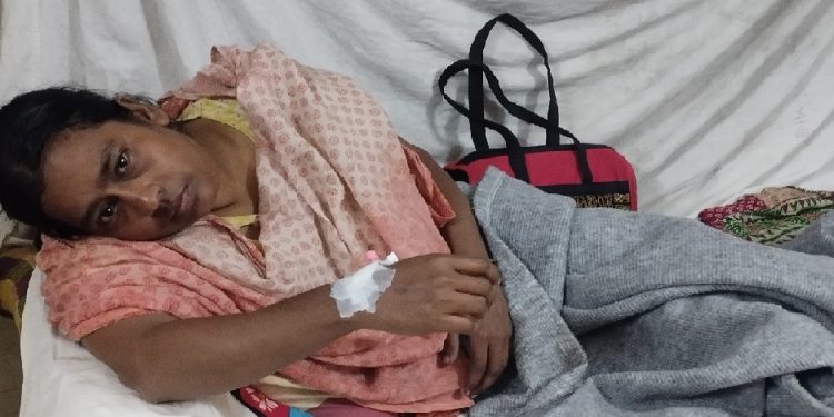 পটুয়াখালীতে পূর্ব শত্রুতার জেরে গৃহিনীকে মেরে আহত