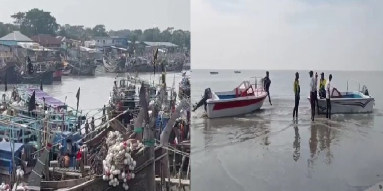 গভীর নিম্নচাপটি ঘূর্নিঝড় মিগজাউম-এ পরিনত,বন্দরে ০২ নম্বর সংকেত