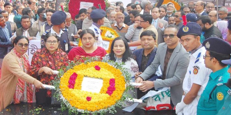 শহীদ বুদ্ধিজীবিদের প্রতি আইপিসিবি’র শ্রদ্ধা নিবেদন