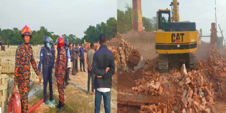 পটুয়াখালীতে আ.লীগ নেতার অবৈধ ইটভাটা গুড়িয়ে দিল প্রশাসন!