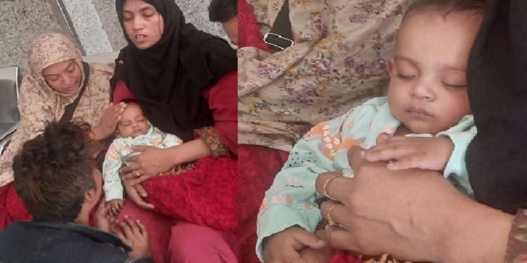 চোখ খুলেই মাকে খুঁজছে শিশু, মাকে না পেয়ে সবার দিকে ফ্যালফ্যাল করে তাকিয়ে থাকেন