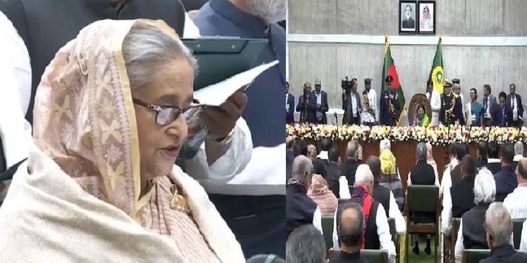 শপথ নিয়েছেন দ্বাদশ জাতীয় সংসদ নির্বাচনে নবনির্বাচিত সংসদ সদস্যরা