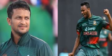 দুঃসংবাদ পেলেন সাকিব, সুখবর পেলেন পেসার শরিফুল