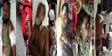 বিজয়ী প্রার্থীর সঙ্গে ফুলেল শুভেচ্ছা বিনিময় করতে আসার পথে ৭ কর্মীকে কুপিয়ে জখম