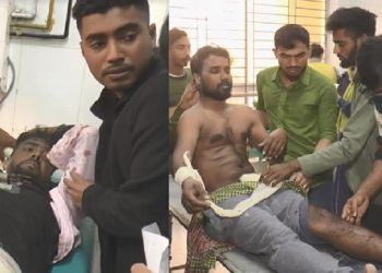 মাদারীপুরে স্বতন্ত্র প্রার্থীর বিজয় মিছিলে বোমা হামলায় আহত-১০