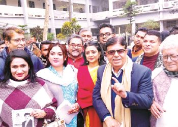 নৌকার পক্ষে প্রচারে নেমেছেন অভিনয় শিল্পীরা