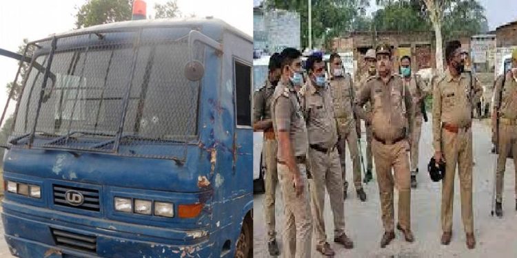 সিনেমার দৃশ্যর মতই স্কুটিতে করে প্রিজনভ্যান থেকে স্বামীকে ছিনিয়ে নিয়ে পালালেন স্ত্রী