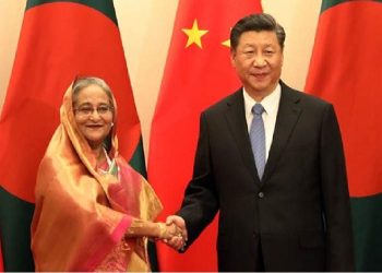 পুনরায় প্রধানমন্ত্রী নির্বাচিত হওয়ায় শেখ হাসিনাকে অভিনন্দন জানিয়েছেন চীনের প্রেসিডেন্ট শি জিনপিং