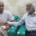 কারামুক্ত মোয়াজ্জেম হোসেন আলালকে দেখতে গেলেন আবদুল মঈন খান