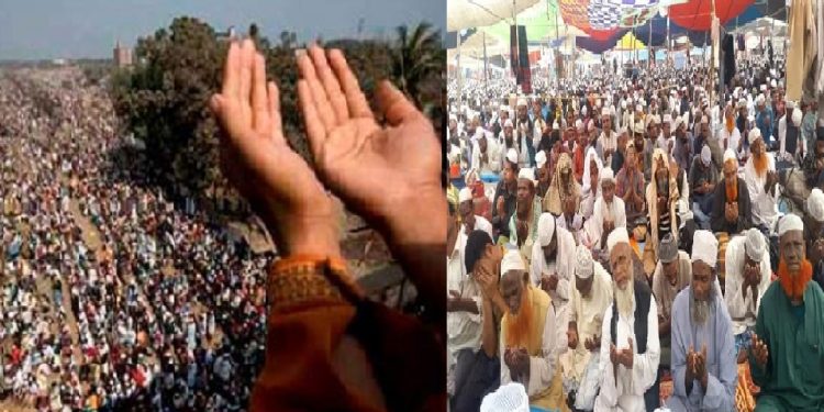 আখেরি মোনাজাতের মধ্য দিয়ে শেষ হলো বিশ্ব ইজতেমার ৫৭ তম আসরের প্রথম পর্ব