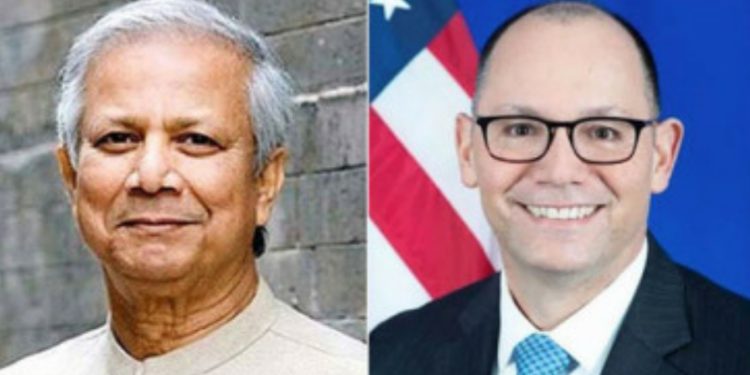 মার্কিন রাষ্ট্রদূত পিটার হাসের নৈশভোজে নোবেল বিজয়ী ড. ইউনূস