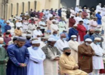 বায়তুল মোকাররমে ঈদের জামাত অনুষ্ঠিত